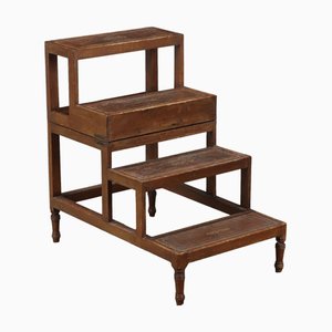 Wooden Foldable Library Ladder