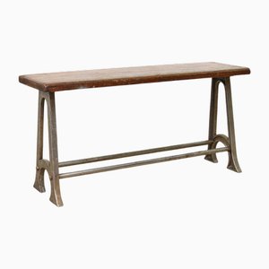 Petit Banc de Rangement pour Vestiaires d'École, 1950s