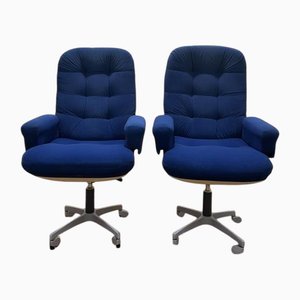 Set of Vintage Office Armchairs