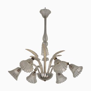 Grandioso lampadario in vetro di Murano di Ercole Barovier, anni '20