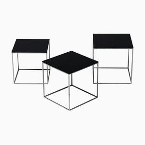 PK71 Tables by Poul Kjærholm for E. Kold Christensen, 1960, Set of 3