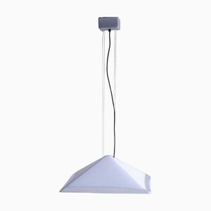 Lampada a sospensione grande a forma di piramide, 1980