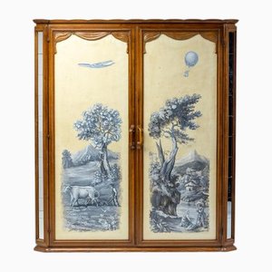 Italian Walnut Wardrobe, 1960s
