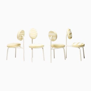 Eek Champagne Dining Chairs by Piet Hein, 1995, Set of 4