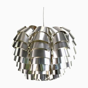 Silberner Orion 48 Kronleuchter von Max Sauze, 1969