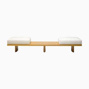 Tokyo Bench with Cushions by Charlotte Perriand for Cassina