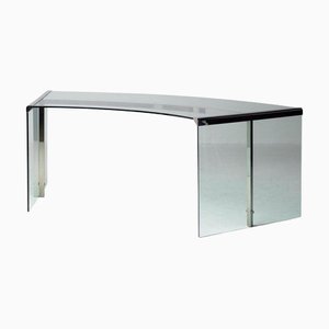 Glass President Desk from Gallotti and Radice, 1988