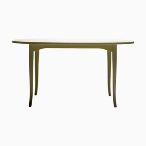 Mesa auxiliar blanca de Carl Malmsten, años 50