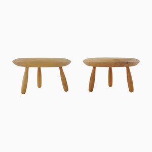 Set di sgabelli Mushroom in betulla di Ikea, Svezia, 2009
