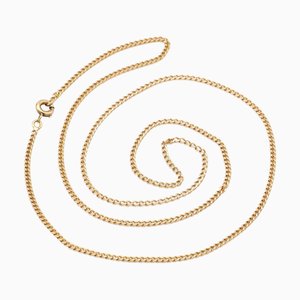 Cadena de borde de oro en oro de 18 k