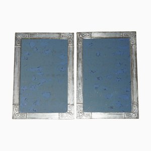 Jugendstil Wandspiegel, 2er Set