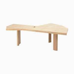 Ventaglio Natural Oak Worktable by Charlotte Perriand for Cassina