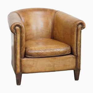Sheep Leather Club Chair by Nico Van Oorschot