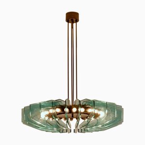 Vintage Italian 24 Light Chandelier, 1960