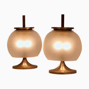 Vintage Italian Chi Table Lamps by Emma Gismondi Schweinberger for Artemide, 1962, Set of 2