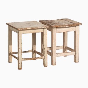 Niedrige Vintage Tische, 1920, 2er Set