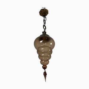 Venetian Murano Glass Pendant Lamp, 1940s