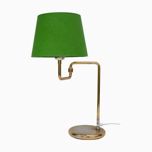 Scandinavian Brass Swing Arm Table Lamp