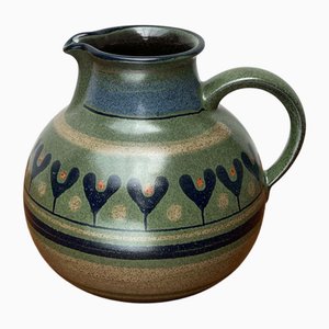 Vaso caraffa vintage in ceramica di KMK Keramik Manufaktur Kupfermühle, Germania, anni '70