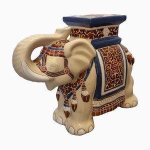 Support pour Plante Éléphant Vintage en Céramique, 1970s