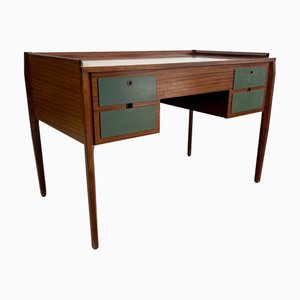 Bureau en Bois avec 4 Tiroirs de Vittorio Dassi, 1950s