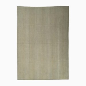 Tappeto Kilim Mazandaran intrecciato a mano in toni naturali