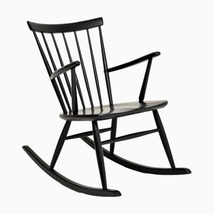 Swedish Rocking Chair by Roland Rainer for Hagafors, 1960s