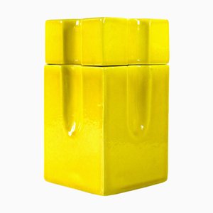Large Italian Ceramic Container by Aldo Riguccini for Deruta, 1970s