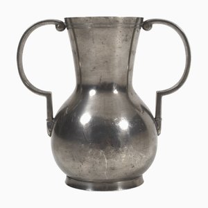 Scandinavian Modern Art Deco Pewter Vase from GAB, Stockholm, 1932
