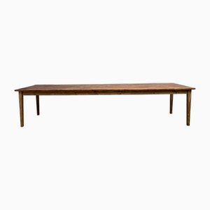 Large Pine Farm Table, 1950s