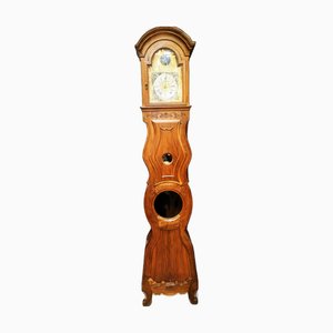 Reloj de pie de nogal, años 40