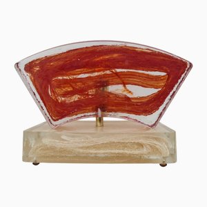 Lámpara de araña de Murano vintage, años 80