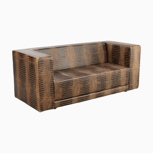 Leather Sofa by Philipp Plein, 1990s