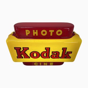 Cartel luminoso Kodak vintage, años 60