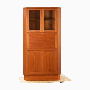 Danish Corner Display Cabinet in Teak from VM Mobler