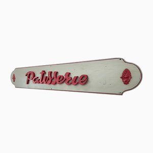 Cartel de pastelería vintage, Francia, años 50