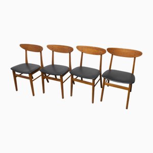 Chaises Modèle 210 de Farstrup Møbler, Danemark, 1960s, Set de 4