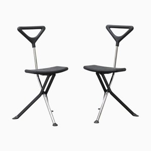 Folding Chairs Casamania Mod. Olé by Frezza, Italy, 1980s, Set of 2