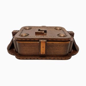 Caja francesa Art Déco con tapa, años 30