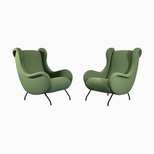 Set of Lounge Chairs in the style of Marco Zanuso, 1950s