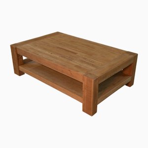 Coffee Table in Oak and Oak Veneer, 1990s