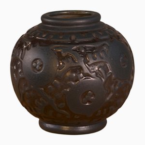 Art Deco Keramikvase von Georges Condé, 1930er
