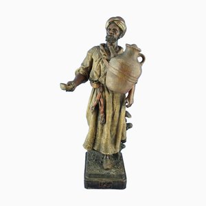 Sculpture of Man in Terracotta by Friedrich Goldscheider for Goldscheider, Austria, Late 1800s