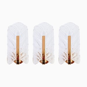 Applique di Carl Fagerlund per Lyfa, Austria, anni '70, set di 3