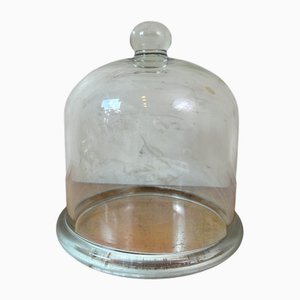 Cloche de Laboratoire en Verre Bullé, 1940s