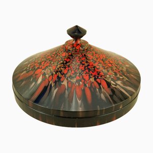 Vintage Glass Paste Vase by Vincenzo Nason, 1930s