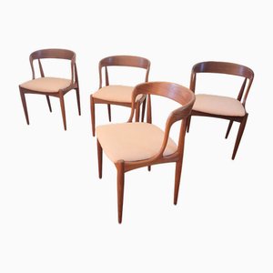 Sillas de comedor No. 16 vintage de Johannes Andersen para Uldum. Juego de 4