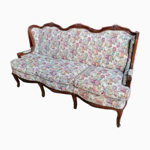 Baroque Sofa in Floral Fabric