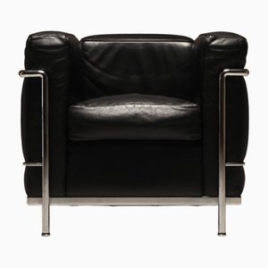 Sillón LC2 de Le Corbusier, Jeanneret, Perriand para Cassina, años 90