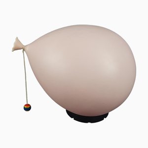 Moderne Balloon Tischlampe in Rosa von Yves Christin für Bilumen, 1980er